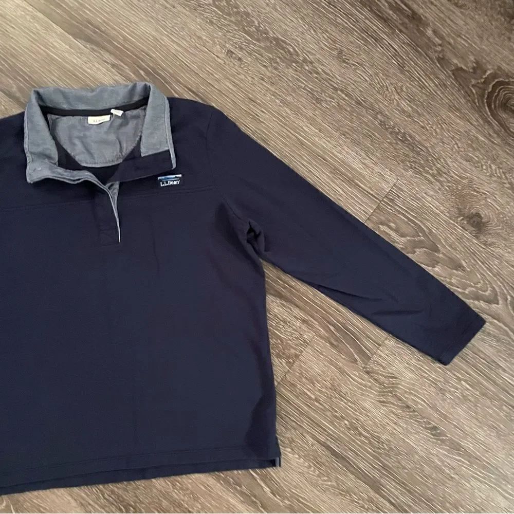 LL Bean Soft Cotton Rugby - Picture 2 of 6